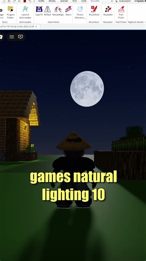 How to Move the Sun in Roblox Studios #game #viral #Roblox #tutorial #robloxStudio #gamedev #plugin