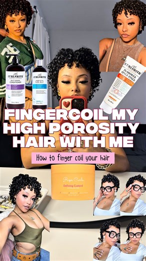 Elianis🦋| Lifestyle Creator on Instagram: "PRODUCTS USED🫧🌀🎀: @curlsmith_official x CurlSmith Multitasking conditioner CurlSmith In Shower Style Fixer CurlSmith HydroStyle Flexi Jelly @rizoscurls x Defining Custard Lmk what kind of hair videos yall want to see!👀💝 #fingercoilhighporosityhair #howtofingercoilyourcurlyhair #fingercoilcurls"