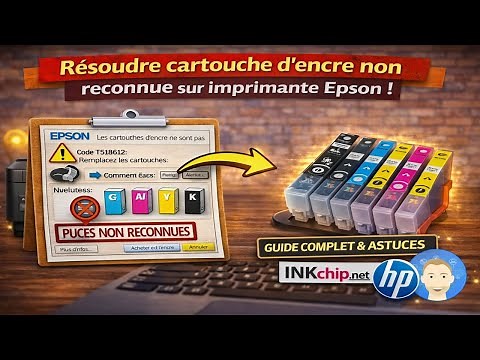 Ink cartridge not recognized or compatible on Epson printer