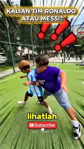 Watch until the end‼️Cute kid doesn't accept Messi is better🙀#ronaldo#viral#cr7#messi#funny#shorts