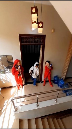 Money Heist Attack on Parkour #shorts