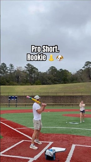Too high, too fast, right off the nose!🐶⚾️