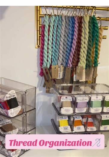 Beautiful Storage Solutions for Your Needlepoint Threads