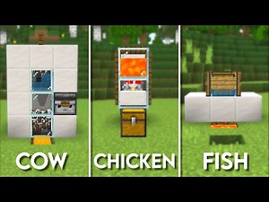 3 EASY Food Farms For Beginners 1.19+ Minecraft Bedrock MCPE 2022