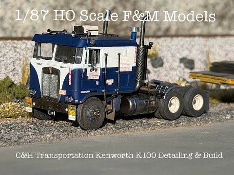 1/87 HO F&M Models Kenworth K100 Detail & Build Part 1