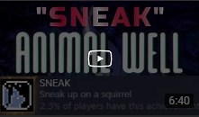 Steam Community :: Guide :: "SNEAK" Missable Achievement (Rarest Achievement)