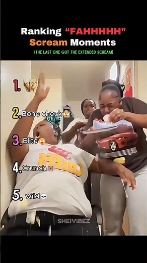 Ranking FAHHH Scream Moments