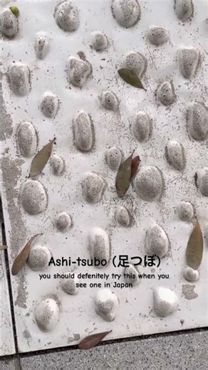 A "massage path" in Japanese parks, known as Ashi-tsubo or reflexology path.