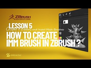 How to Create IMM Brush in Zbrush? | Lesson 5 | Chapter 3 | Zbrush 2021.5 Essentials Training