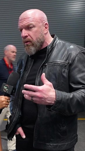 Jazlyn aka Jazzy  on Instagram: "@tripleh talks ️ life in the @wwe & legendary career moments in the ring 朗 Full interview link in bio   @fanaticsfest . . . . . . . . . . . #wwe #wrestling #tripleh #fight #combat #battle #prowrestling #wwf #dx #brooklyn #nyc #fanaticsfest #fun #interview #jazzysworldtv #reporter #motivation #boss #wrestler #wrestlemania #reelsinstagram"