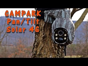 Campark TC17 Cellular 4G Solar PTZ Trail Camera & Security Camera Live View (Verizon AT&T T-Mobile）
