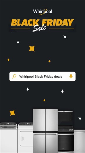 ✨ It's time! ✨ Shop some of our lowest prices of 2023 on Whirlpool® Kitchen & Laundry major appliances at Whirlpool.ca - now through December 6th. #WhirlpoolCA #BlackFridayDeals #ApplianceSale | Whirlpool