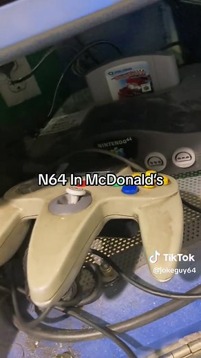 Can’t belive this is what an Mcdonald N64 from the inside looked like. #mcdonald #nintendo64 #vintage #lovelandcolorado