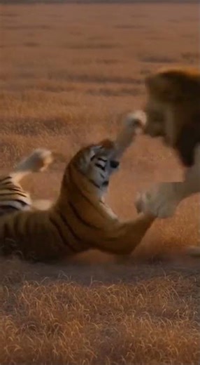 Lion 🦁 vs Tiger 🐯 King of Beasts Clash Real Wild Battle 4K Epic Animal Clash