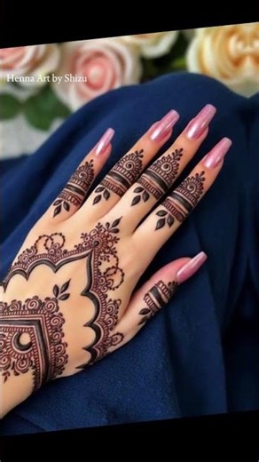 Easy Mehndi Designs | Step by Step Henna Art Tutorial