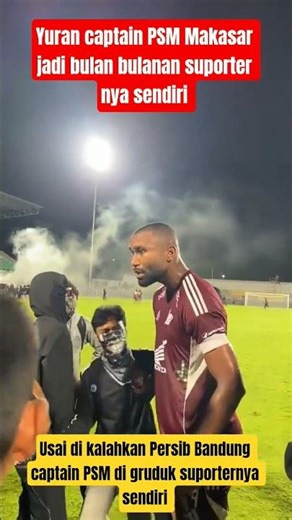 PSM captain confronted by his own supporters after defeat to Persib Bandung #persibbandung #persi...
