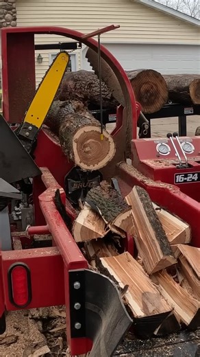 8.2K views · 11 reactions | wood splitter machine #wood #woodworking #woodwork | Wood Splitting Machines | Facebook