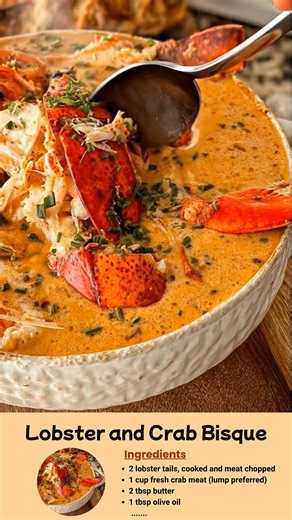 28K views · 163 reactions | Lobster and Crab Bisque When comfort...