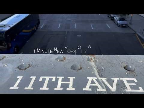 1 Minute Strong Wind on the High Line NYC 🌬️ | New York City Wind Sounds & Urban Ambience