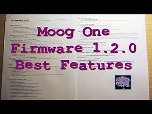Moog One Firmware Update 1.2.0: Best Feature - Active Voice Indicator