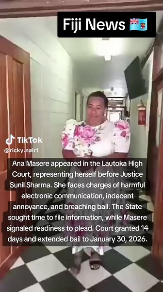 Ana Masere Court Appearance Update - Fiji News