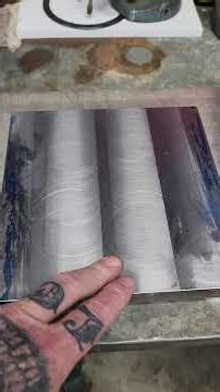 Scraping for flatness.