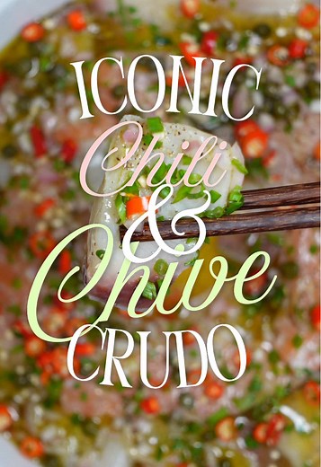 Hamachi & Salmon Chili Chive Crudo Recipe