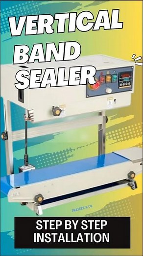 How to Set Up a Vertical Continuous Band Sealer | Quick Installation Guide #bandsealermachine