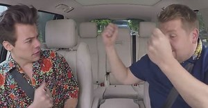 Harry Styles and James Corden Master an Outkast Classic on 'Carpool Karaoke'