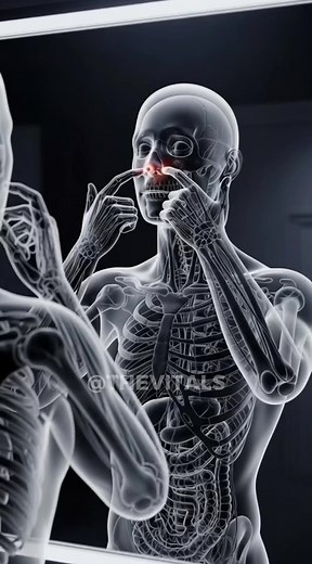 Veja o que acontece com o seu corpo quando você ESPREME uma ESPINHA em um local extremamente perigoso! ☠️😱 #viralvideo #anatomy #fyp #saude #espinha