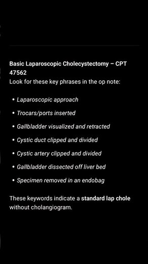 ₹Keywords #cptcoding #laproscopic Cholecystectomy#codingtips #surgerycoding #medicalcoding