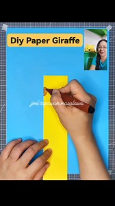 3K views · 51 reactions | Diy Paper Giraffe for kids. #giraffe #diy #giraffelove #easycrafts #craft #craftforkids #papercraft #paperideas #creative #highlightseveryone #trendingreelsvideo #ideasforkids #highlight #virals #followers | Joel Tapawan Macalawa | Facebook