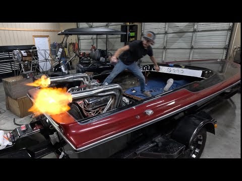 Starting my jet boat for the first time!