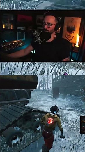 I think i worked out why this guy has to tunnel #dbd #dbdclips #dbdmemes #dbdsurvivor #dbdshorts