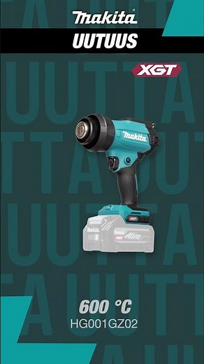 Makita 40V XGT -akkujärjestelmän uutuudet