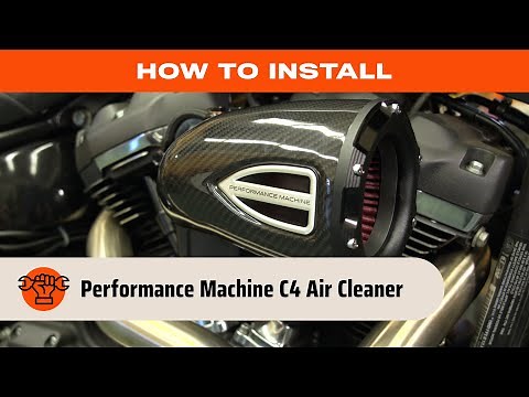 How to Install Performance Machine C4 Air Cleaner on a Harley