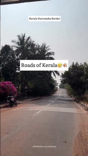 Roads of Karnataka VS Roads of Kerala😮‍💨🔥 #karnataka #kerala #roads