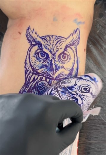 Búho realista 🦉✨ Símbolo de sabiduría, intuición y protección 🌙👁️ Un tatuaje con mirada profunda y presencia imponente, lleno de misterio 🖤 Detalles finos, sombras intensas y realismo que cobra vida en la piel 🎨💉 Perfecto para quienes ven más allá de la oscuridad 🌌🦉 ¿Te harías uno así? 👀🔥 #Buho #TatuajeBuho #BuhoRealista #TatuajeRealista #TattooArt