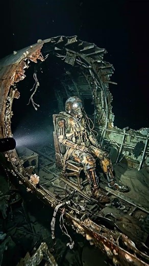Deep Sea POV: Inside the Rusted Remains of a Lost Airliner (MH370 Simulation)