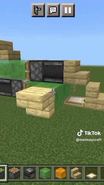 how to make an airplane in minecraft #GusMay #airplane #minecraft #build #tutorial