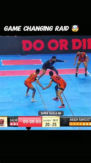 kabditimes on Instagram: "🤯🔥 UNBELIEVABLE GAME-CHANGING RAID — ONE MOVE, TOTAL CHAOS! 🔥🤯 This is the kind of raid that flips the script 😤 One step inside the court… and the entire momentum changes 💯 Perfect timing. Cold-blooded confidence. Zero fear under pressure 🥵🔥 Defenders thought they had control… but one smart move, one clean touch, and suddenly the match belongs to the raider 🤯 These are the moments that define kabaddi — where courage beats numbers, instinct beats strategy, and l