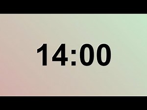 14 Minute Timer with Bomb Blast Finale Countdown with Explosive Finish