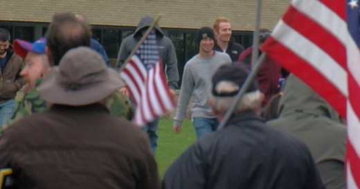 Moog workers walk out in protest of vaccine mandate