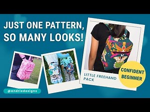 Sew a Cute Mini Backpack! | Step-by-Step Easy Sewing Pattern