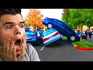 Reacting To: FUNNIEST PARKING FAILS!