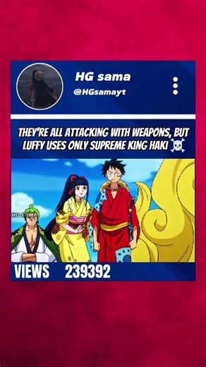 The coldest form of haki #onepiece #luffy #zoro