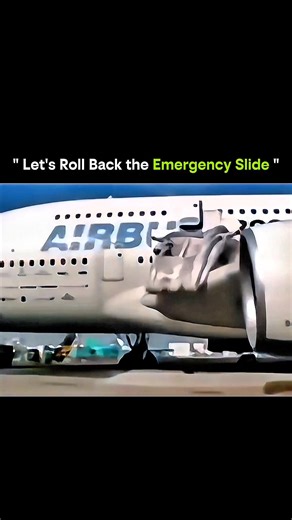 SCIENCE IN INFINITY WAY on Instagram: "Let’s roll back the emergency slide ✈️🛟 1️⃣ Emergency slides are single-use systems Once deployed, slides are designed to inflate instantly and stay rigid — not to retract themselves. 2️⃣ Deflation comes before control Air is slowly released through valves so the slide doesn’t whip, fold, or damage the aircraft. 3️⃣ Manual precision over speed Trained ground crew carefully roll the slide in a specific pattern to avoid internal fabric stress. 4️⃣ Packed to