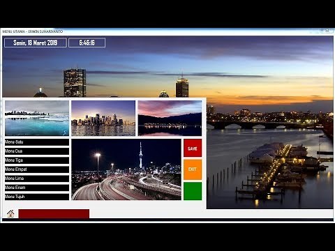MEMBUAT MENU UTAMA SPERTI WINDOWS 10 DENGAN VBA EXCEL