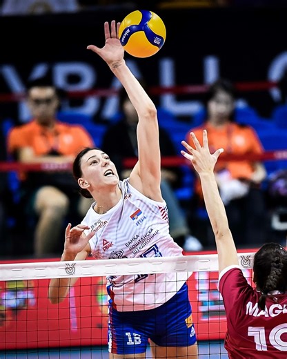 Tijana Boskovic fired 25 points versus Canada! As expected, the scoring machine led Serbia to their third win in a row at the #Paris2024 Qualifier. 📺 Watch live & on demand on http://VB.TV. ⏰ Sep 19-24 schedule: http://bit.ly/456okoJ 🏐 #CloserToParis #volleyball | Volleyball World