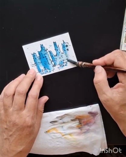 Watercolor castles.| Чужие замки.